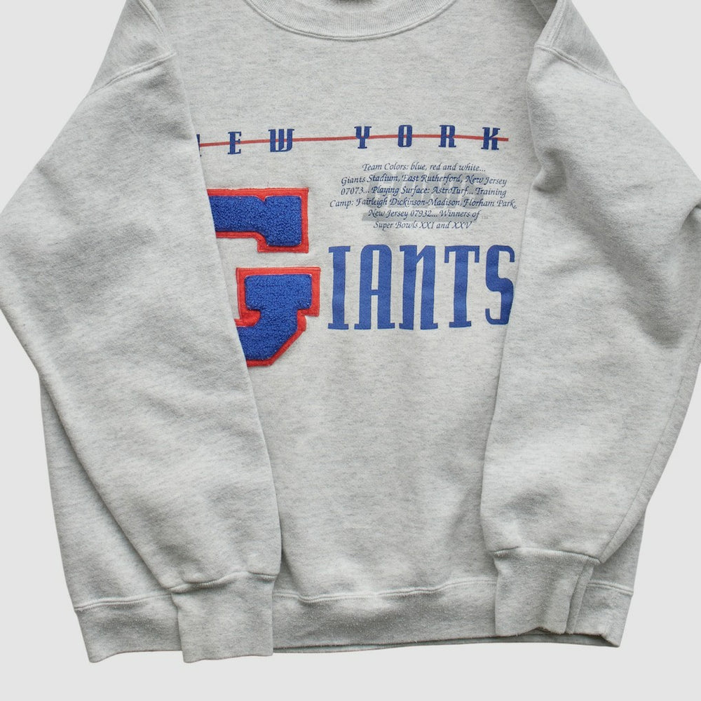New York Giants Nutmeg Mills 90s Sweatshirt - Heather Gray Vintage sale