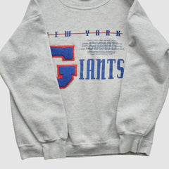 New York Giants Nutmeg Mills 90s Sweatshirt - Heather Gray Vintage sale
