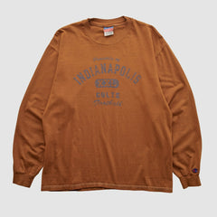 Indianapolis Colts Champion 2000s Long Sleeve T-shirt - Clay Vintage sale