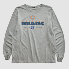 Chicago Bears 2010s Long Sleeve T-shirt - Heather Gray Vintage discount
