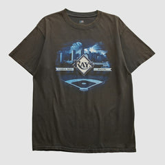 Tampa Bay Rays Genuine Merchandise 2000s T-shirt - Black Vintage