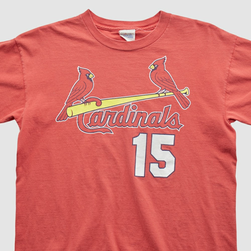 St. Louis Cardinals Majestic 2000s T-shirt - Red Vintage