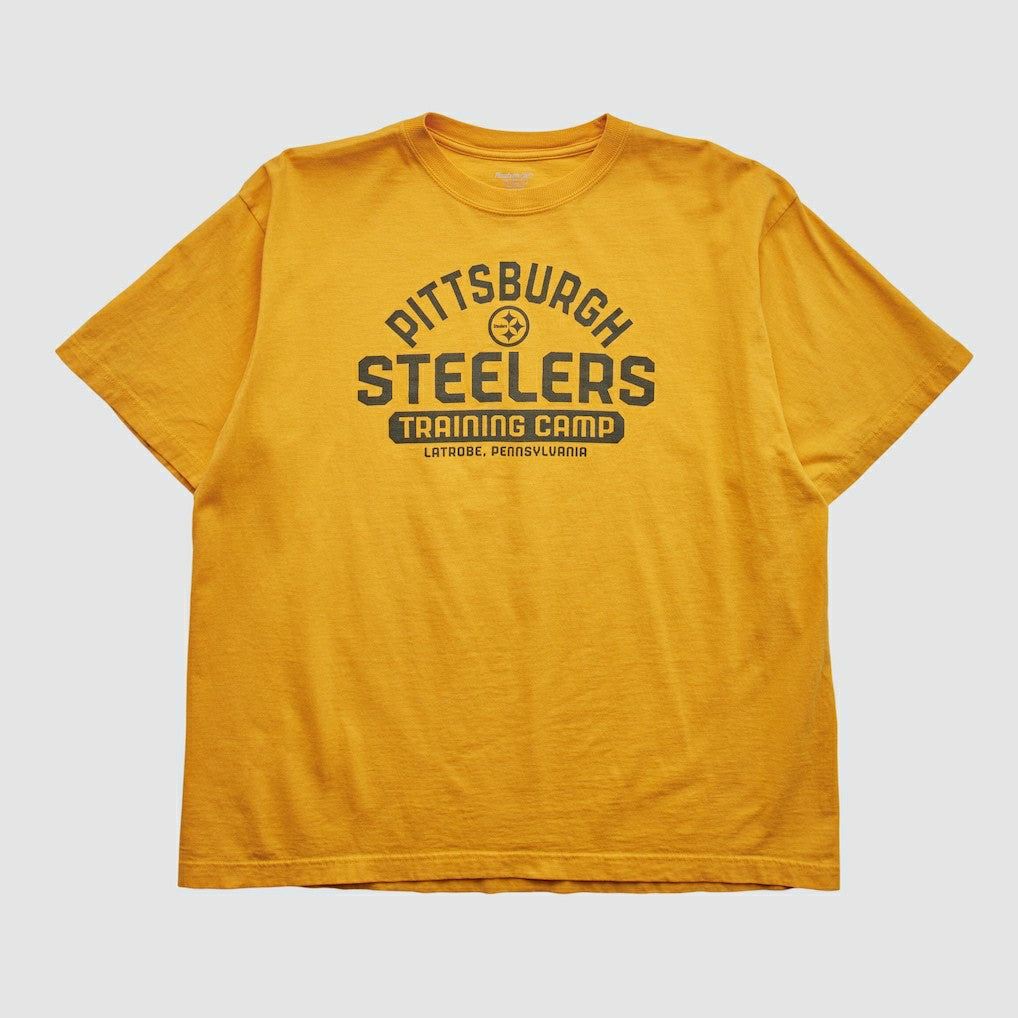 Pittsburgh Steelers Reebok 2000s T-shirt - Yellow Vintage sale