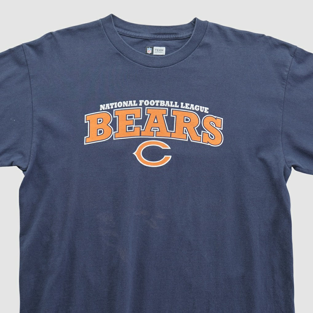 Chicago Bears NFL 2010s Long Sleeve T-shirt - Navy Vintage cheap