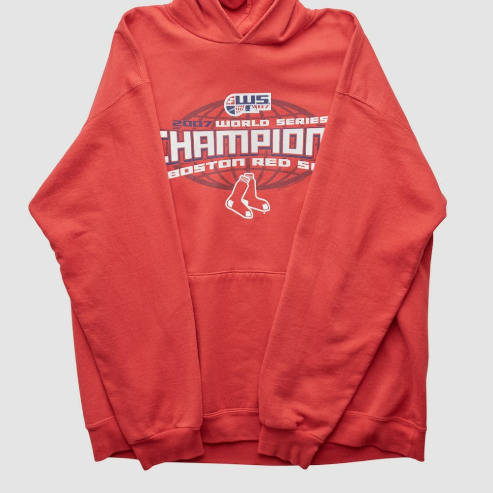 World Series CSA 2007 Hooded Pullover Sweatshirt - Red Vintage