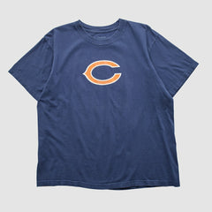Chicago Bears Reebok 2000s T-shirt - Navy Vintage for sale