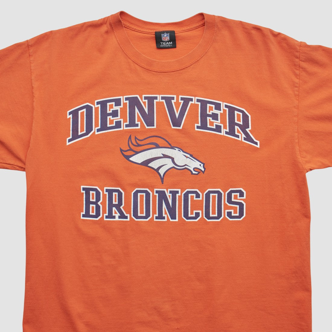 Denver Broncos NFL 2010s T-shirt - Orange Vintage sale