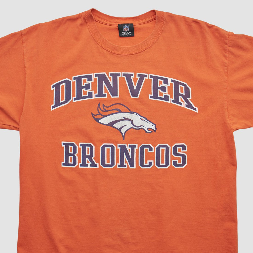 Denver Broncos NFL 2010s T-shirt - Orange Vintage sale