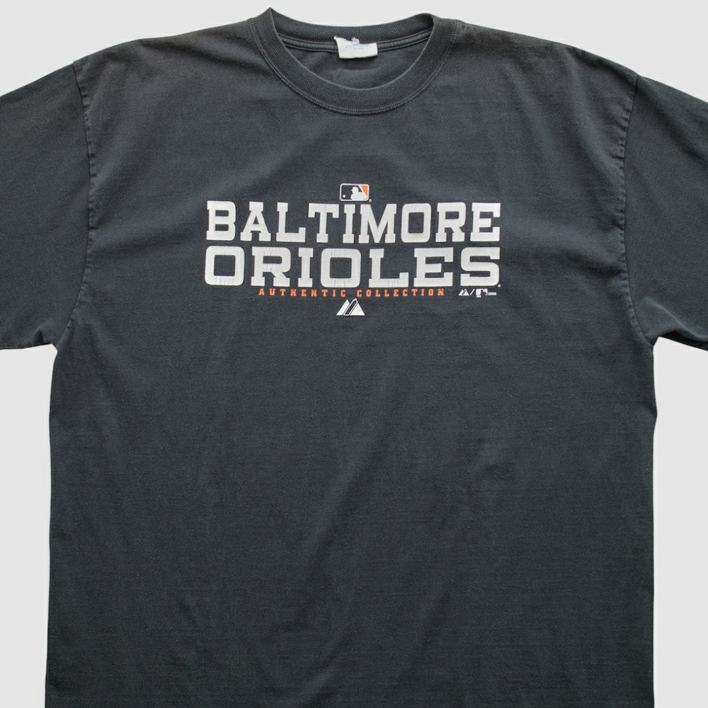 Baltimore Orioles Majestic 2006 T-shirt - Charcoal Vintage