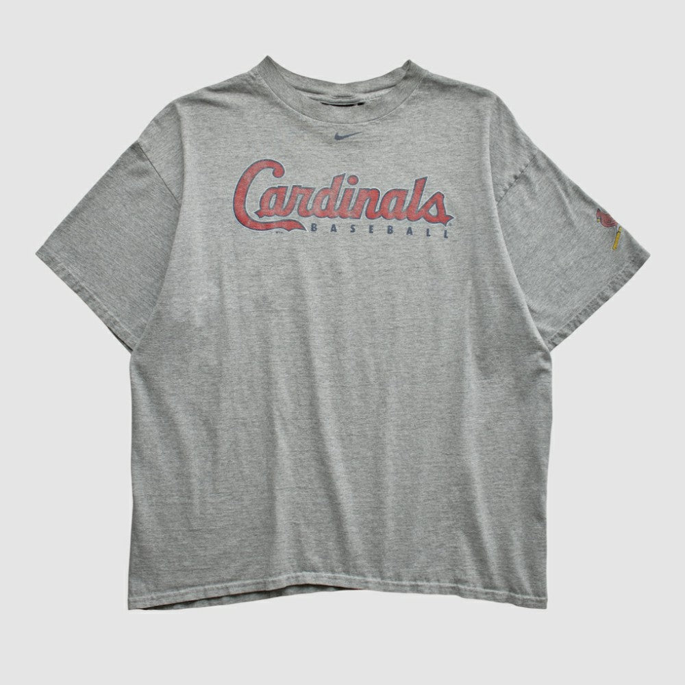 St. Louis Cardinals 2000s T-shirt - Heather Gray Vintage | Nike