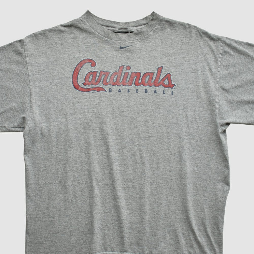 St. Louis Cardinals 2000s T-shirt - Heather Gray Vintage | Nike