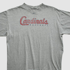 St. Louis Cardinals 2000s T-shirt - Heather Gray Vintage | Nike