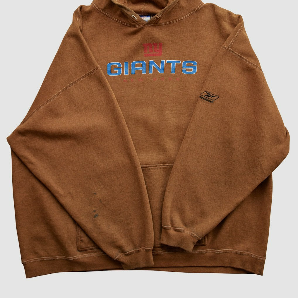 New York Giants Reebok 2000s Hooded Pullover Sweatshirt - Clay Vintage discount