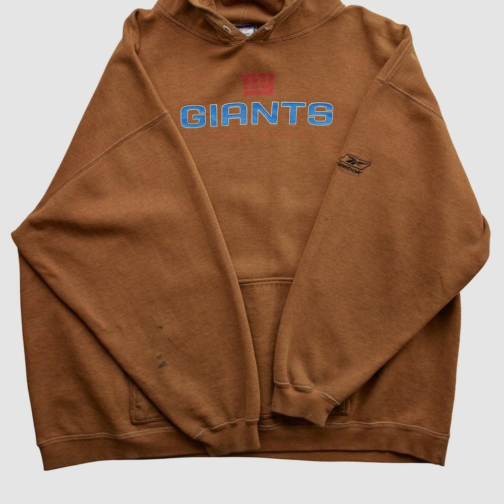New York Giants Reebok 2000s Hooded Pullover Sweatshirt - Clay Vintage discount