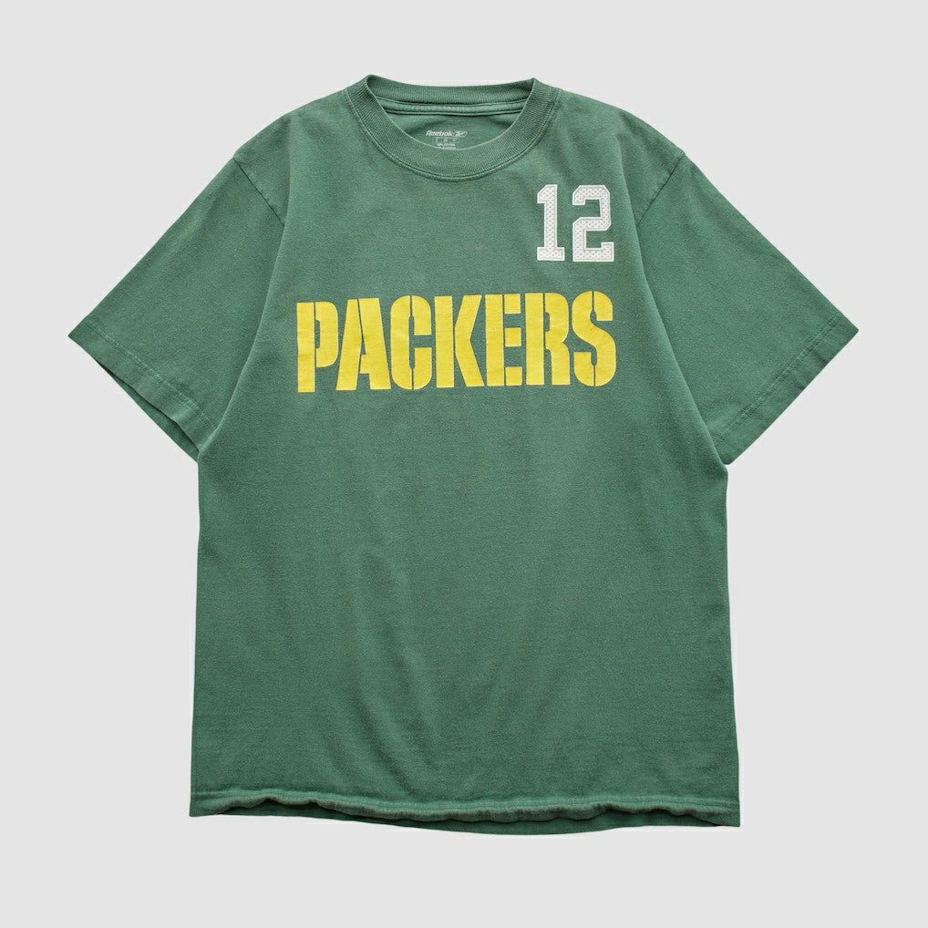 Green Bay Packers Reebok 2000s T-shirt - Green Vintage for sale