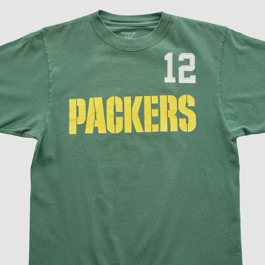Green Bay Packers Reebok 2000s T-shirt - Green Vintage for sale