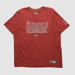 Los Angeles Angels 2010s T-shirt - Maroon Vintage | Nike