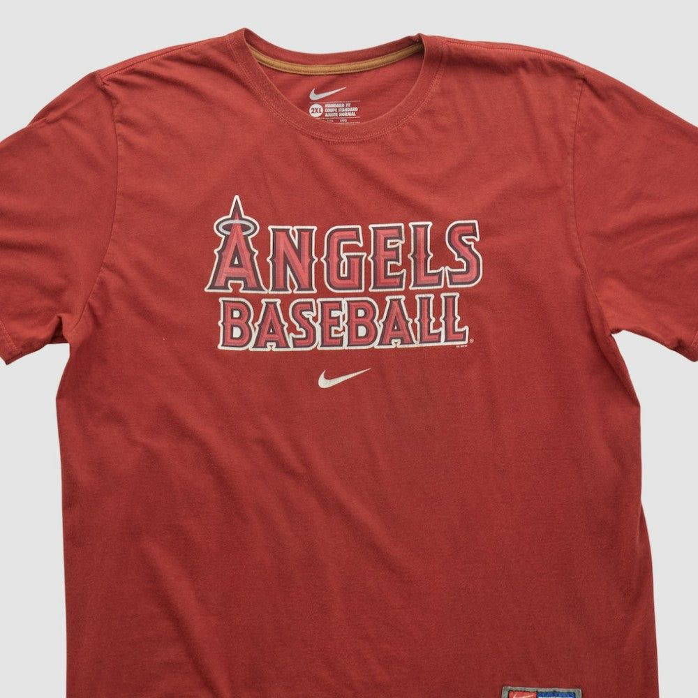 Los Angeles Angels 2010s T-shirt - Maroon Vintage | Nike