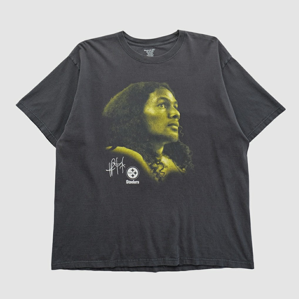 Pittsburgh Steelers Reebok 2000s T-shirt - Black Vintage on sale