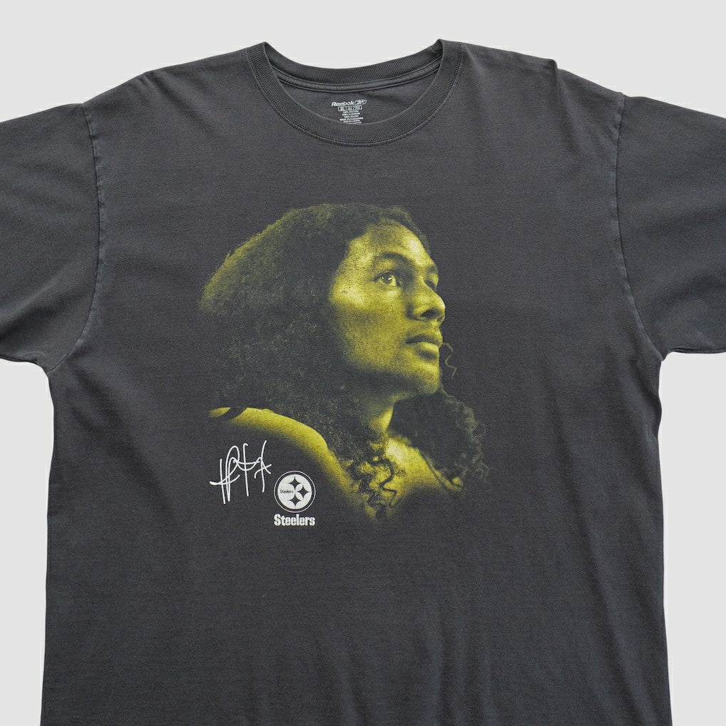 Pittsburgh Steelers Reebok 2000s T-shirt - Black Vintage on sale