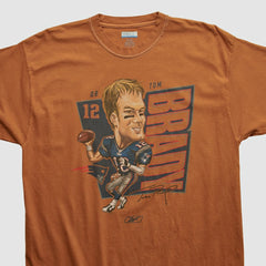 Tom Brady Reebok 2000s T-shirt - Orange Vintage cheap