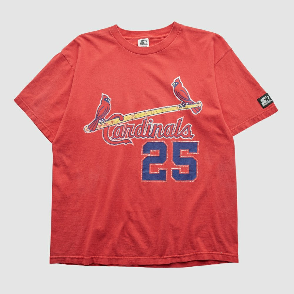 St. Louis Cardinals Starter 90s T-shirt - Red Vintage