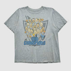 Dallas Mavericks 2011 T-shirt sale - Heather Gray Vintage | Adidas discount