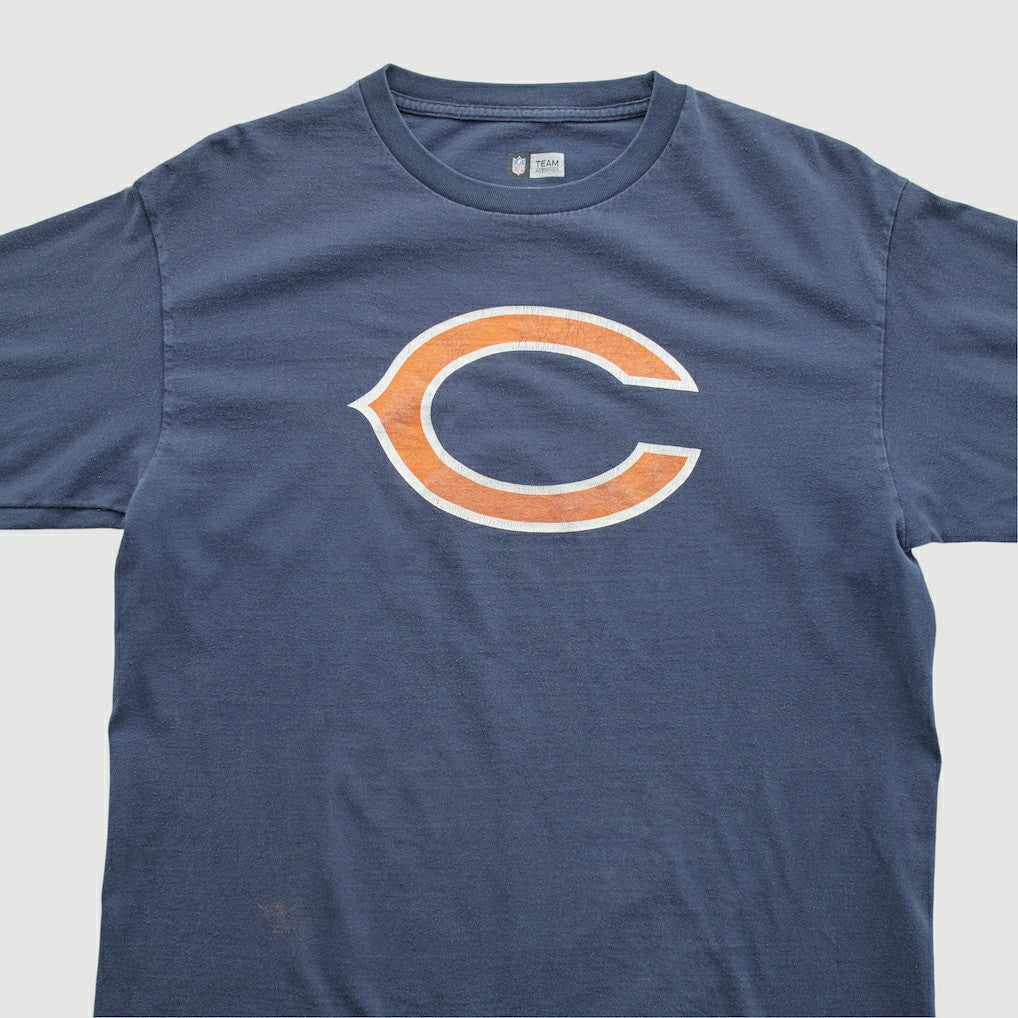 Chicago Bears NFL 2010s Long Sleeve T-shirt - Navy Vintage on sale