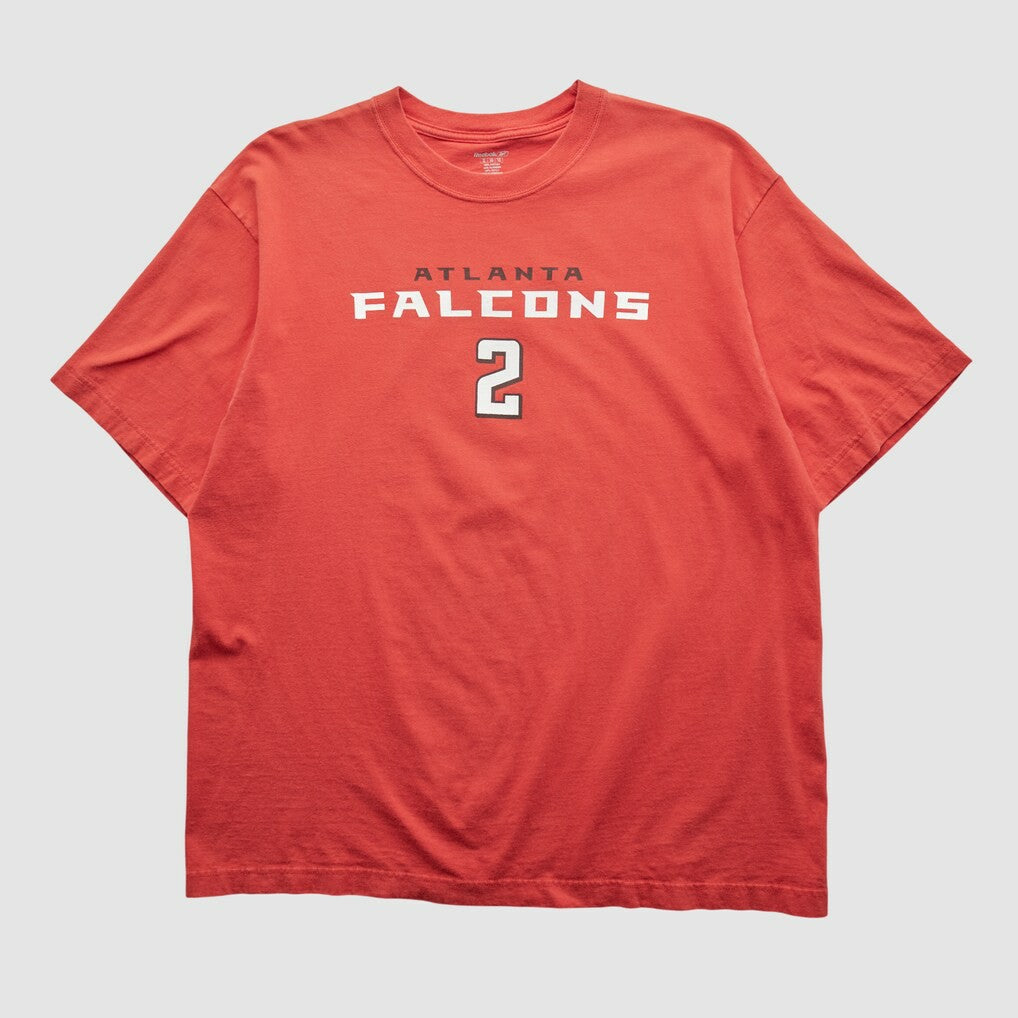 Atlanta Falcons Reebok 2000s T-shirt - Red Vintage for sale