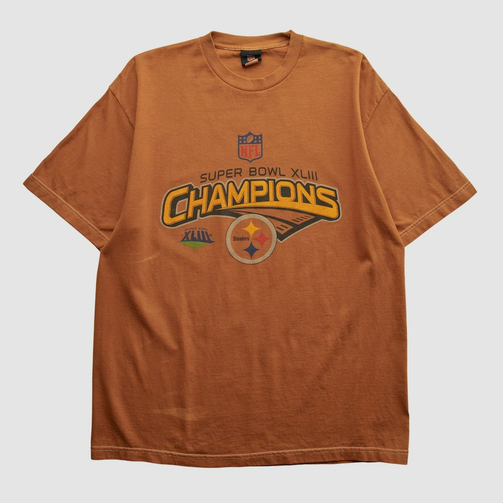 Pittsburgh Steelers NFL 2009 T-shirt - Clay Vintage cheap