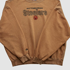 Pittsburgh Steelers Majestic 2000s Pullover Sweatshirt - Clay Vintage cheap
