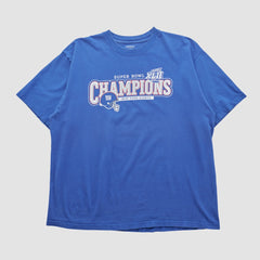 New York Giants Reebok 2008 T-shirt - Blue Vintage on sale