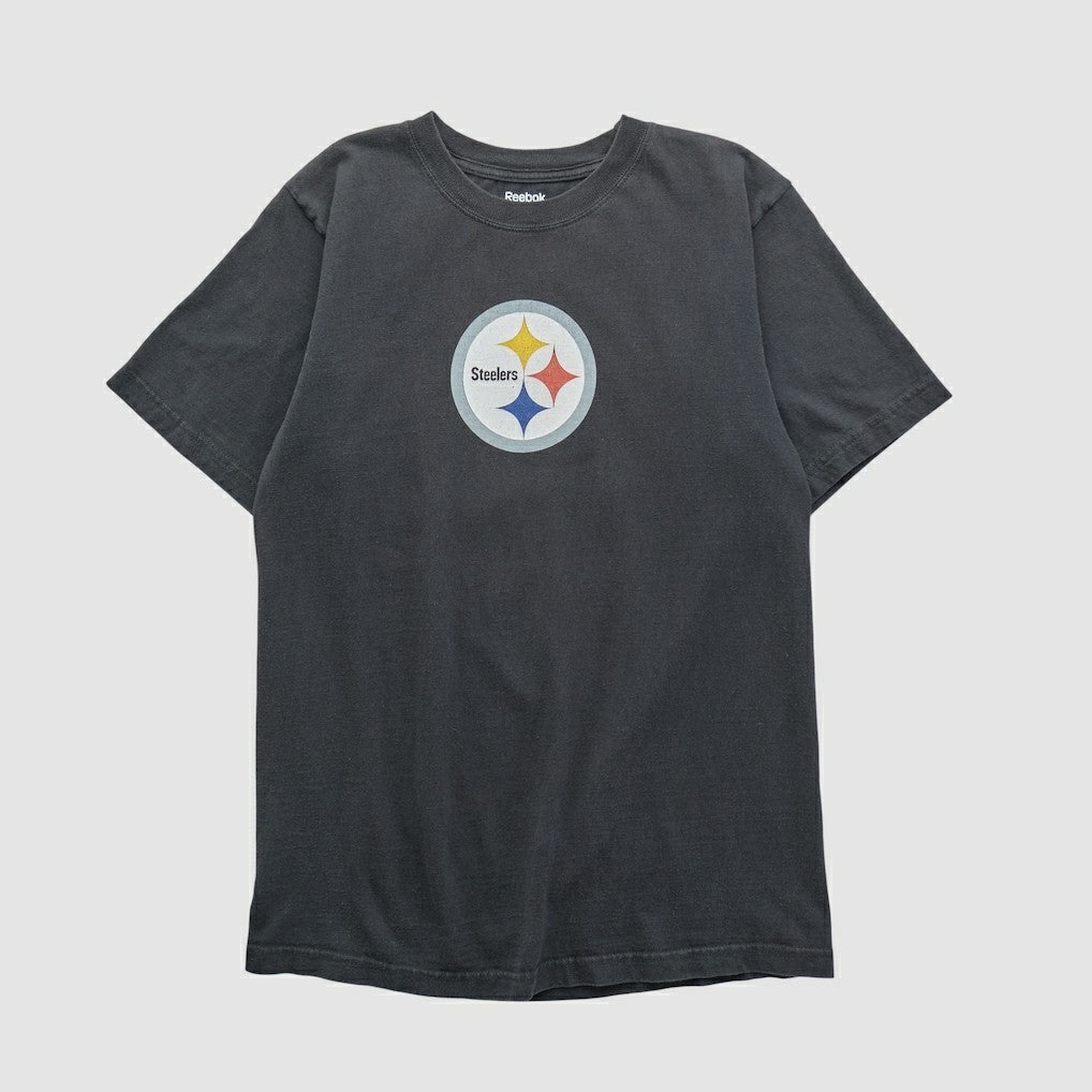 Pittsburgh Steelers Reebok 2000s T-shirt - Black Vintage discount