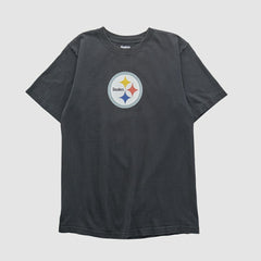 Pittsburgh Steelers Reebok 2000s T-shirt - Black Vintage discount
