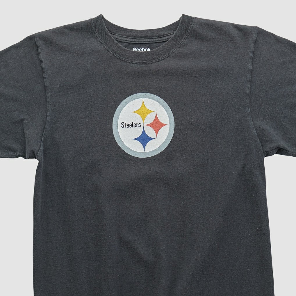 Pittsburgh Steelers Reebok 2000s T-shirt - Black Vintage discount