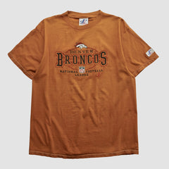Denver Broncos Logo Athletic 90s T-shirt - Clay Vintage sale