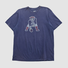 New England Patriots Reebok 2000s T-shirt - Navy Vintage on sale