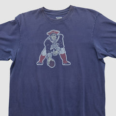New England Patriots Reebok 2000s T-shirt - Navy Vintage on sale