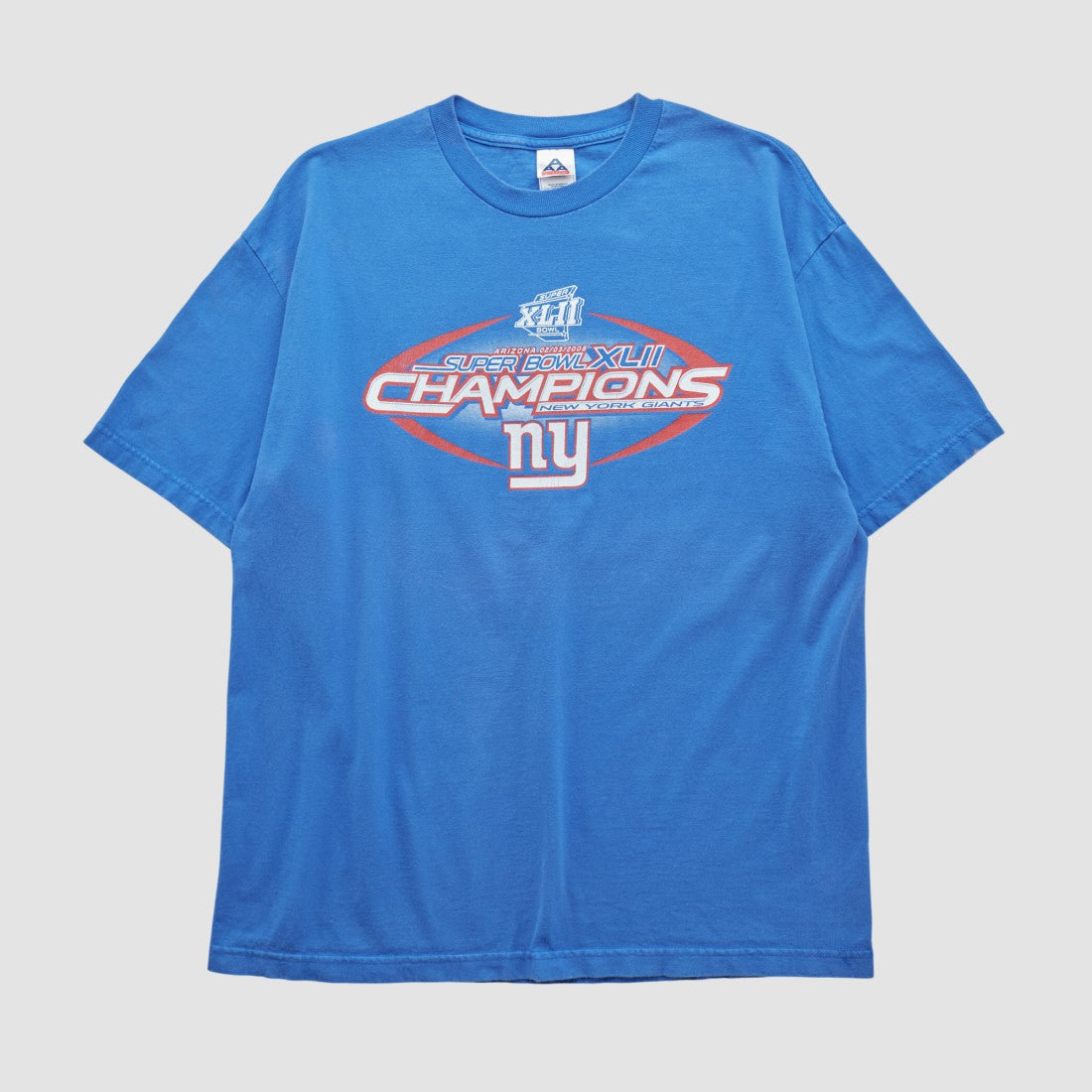 New York Giants Alstyle 2008 T-shirt - Blue Vintage online