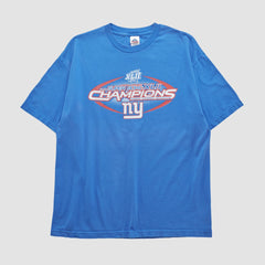 New York Giants Alstyle 2008 T-shirt - Blue Vintage online