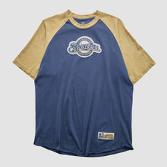 Milwaukee Brewers MLB Genuine Merchandise 2000s T-shirt - Navy Vintage