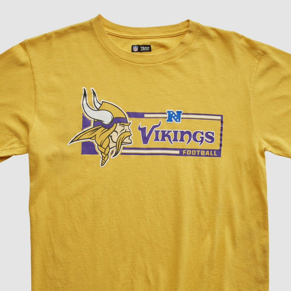 Minnesota Vikings NFL 2010s Long Sleeve T-shirt - Yellow Vintage outlet