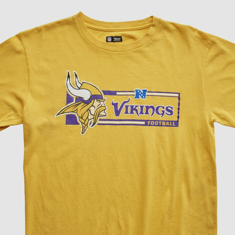 Minnesota Vikings NFL 2010s Long Sleeve T-shirt - Yellow Vintage outlet