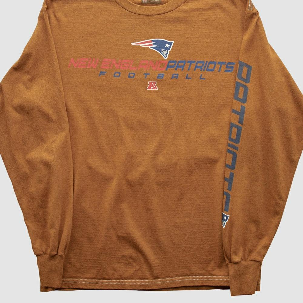 New England Patriots NFL 2000s Long Sleeve T-shirt - Clay Vintage online