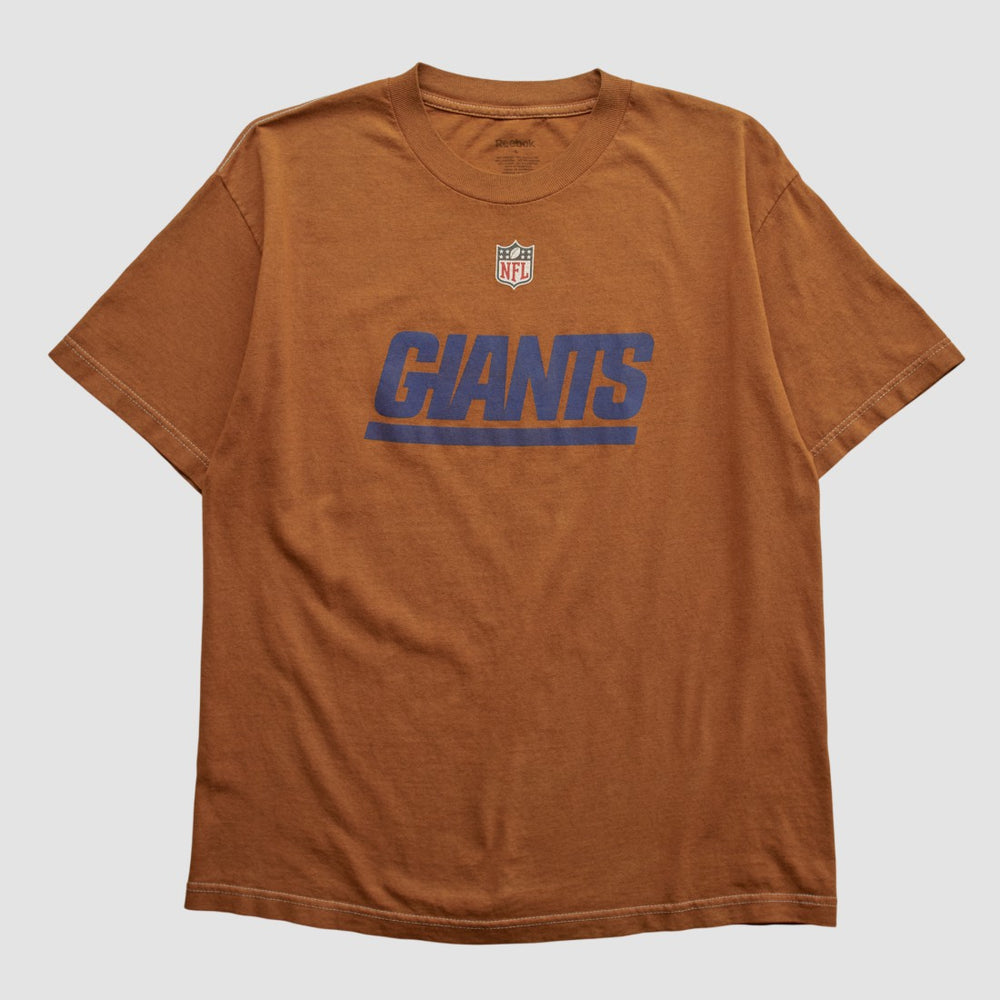 New York Giants Reebok 2000s T-shirt - Clay Vintage for sale