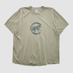 Chicago Cubs MLB Genuine Merchandise 2000s T-shirt - Tan Vintage