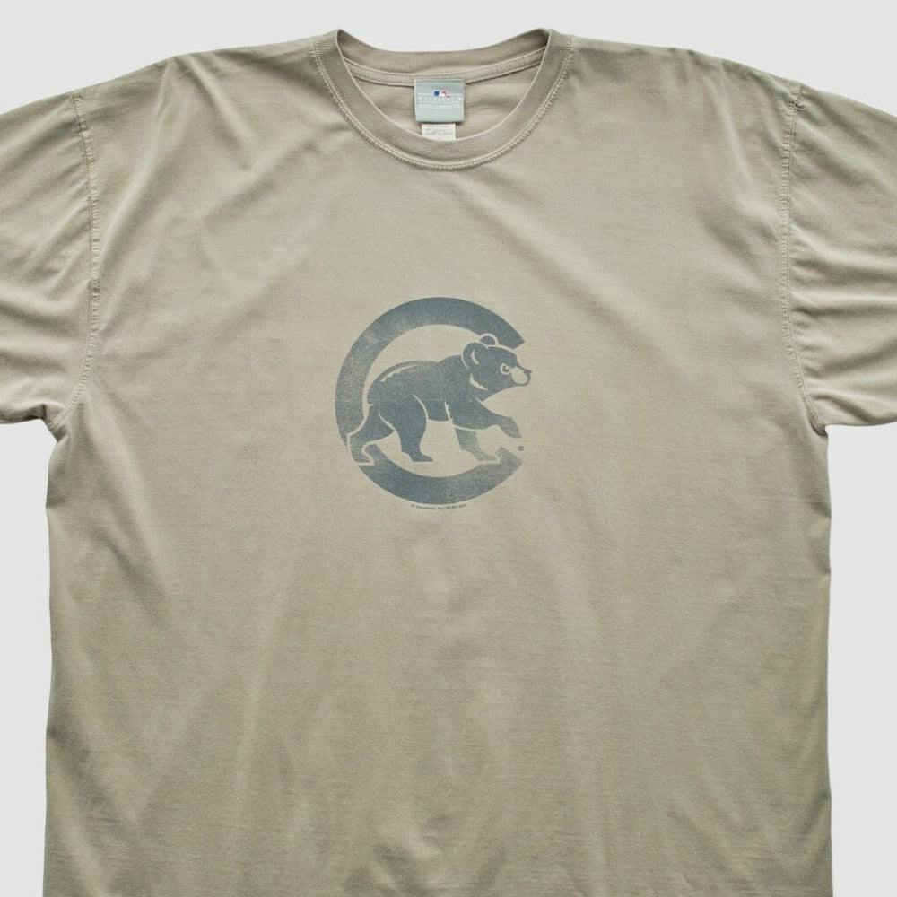Chicago Cubs MLB Genuine Merchandise 2000s T-shirt - Tan Vintage