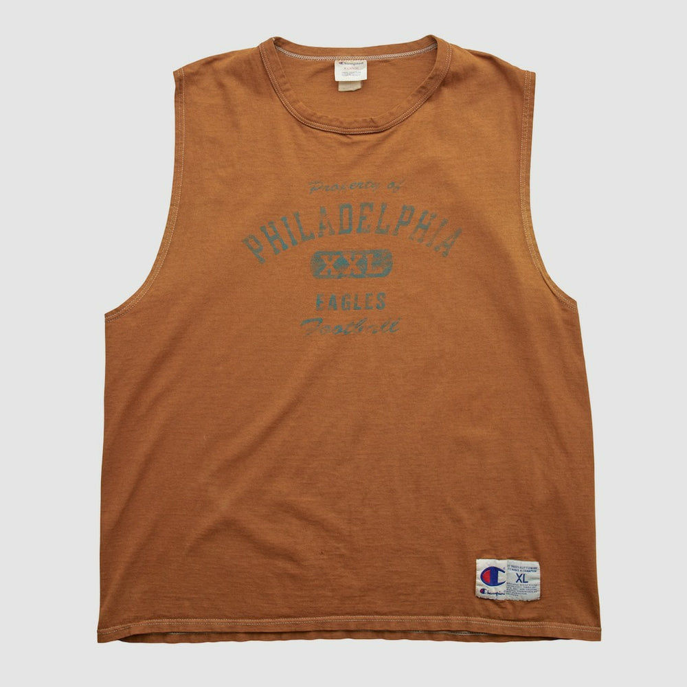 Philadelphia Eagles Champion 90s Tank - Clay Vintage on sale