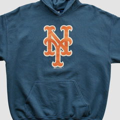 New York Mets Gildan 2015 Hooded Pullover Sweatshirt - Navy Vintage
