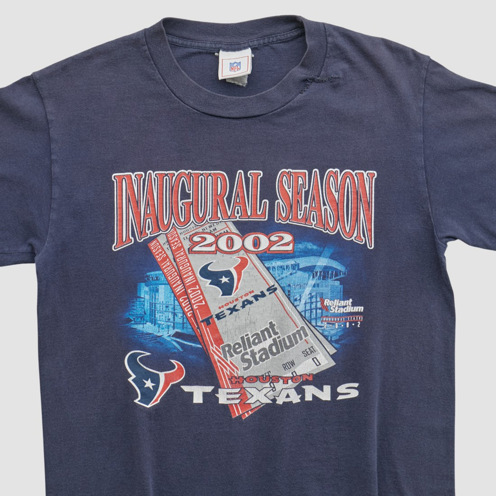 Houston Texans NFL 2002 T-shirt - Navy Vintage sale